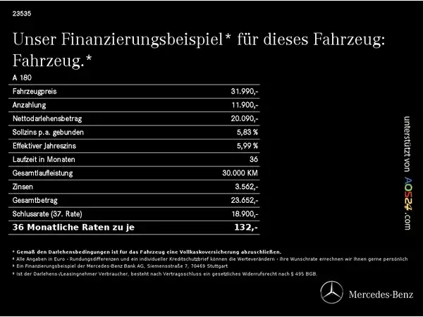 MERCEDES-BENZ A 180 (11/14)